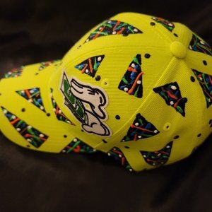 Neon Hand Painted SnapBack/Dad Hat